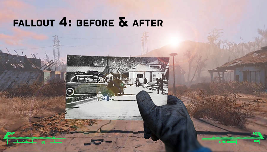 fallout 4 before and after
