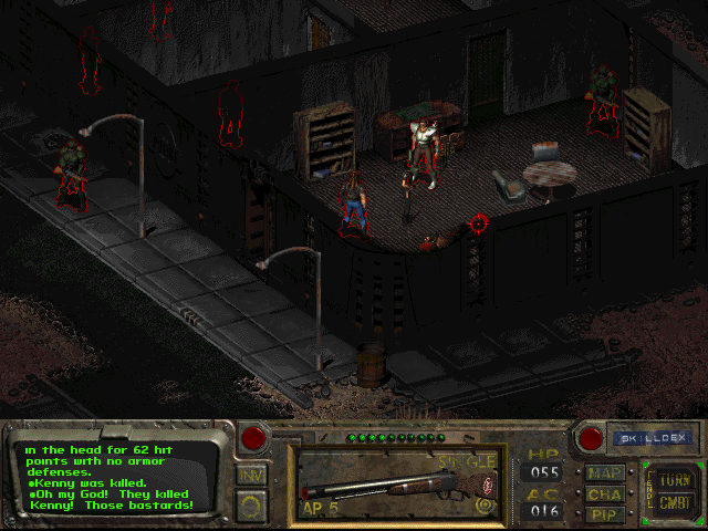 fallout 1 how to use vats