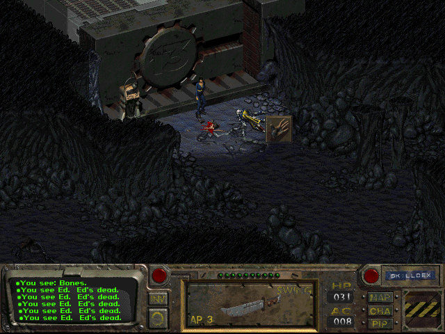 fallout 1 quick start vault 13 entrance