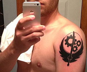 The Brotherhood of Steel  GeekyTattoos