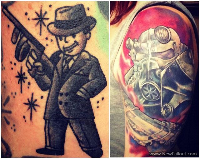 best fallout tattoos vault boy