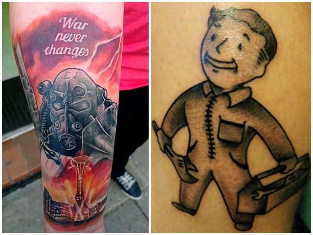 fallout tattoos bos